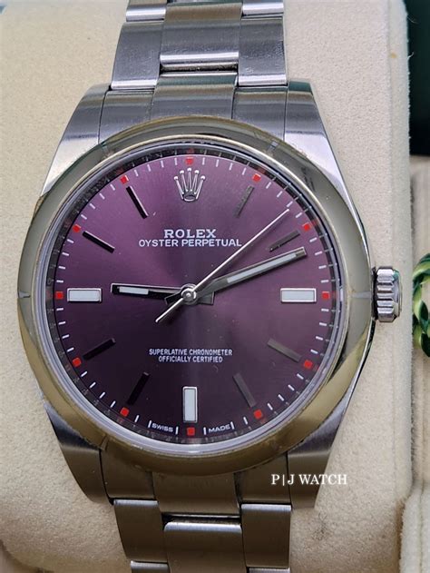 rolex oyster perpetual grape dial|rolex oyster perpetual price range.